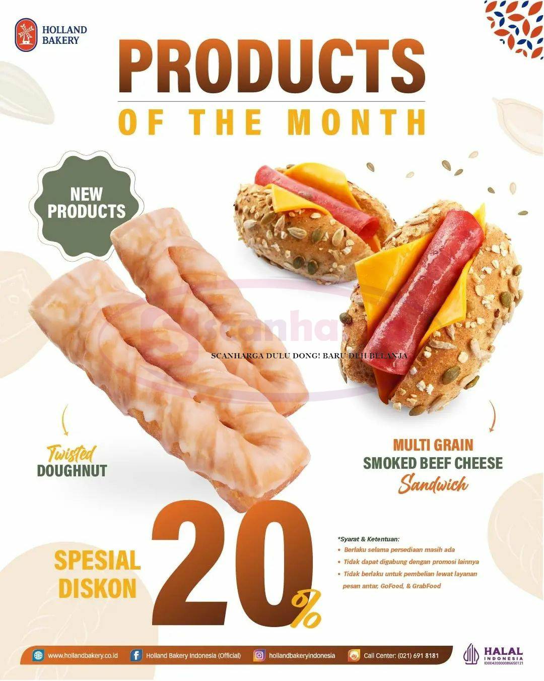 Promo Holland Bakery Products Of The Month Diskon 20%